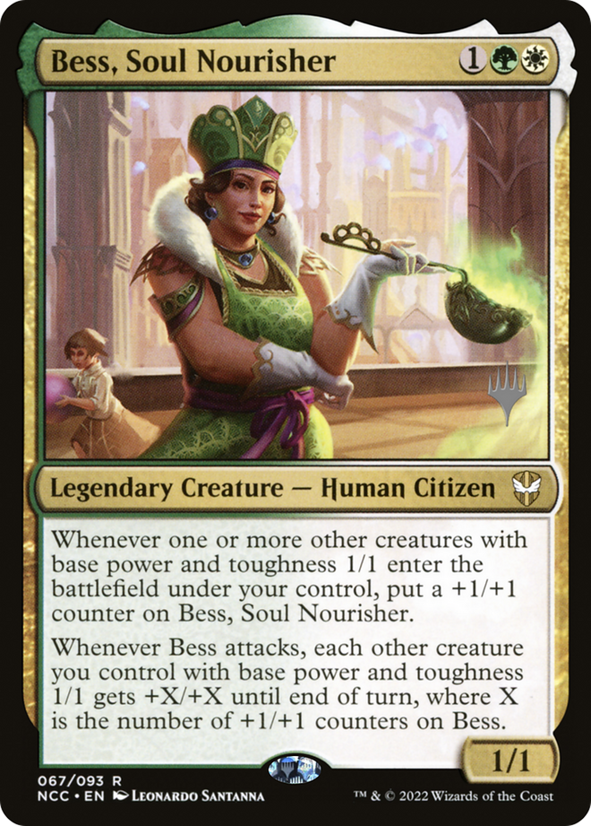Bess, Soul Nourisher (Promo Pack) [Streets of New Capenna Commander Promos]