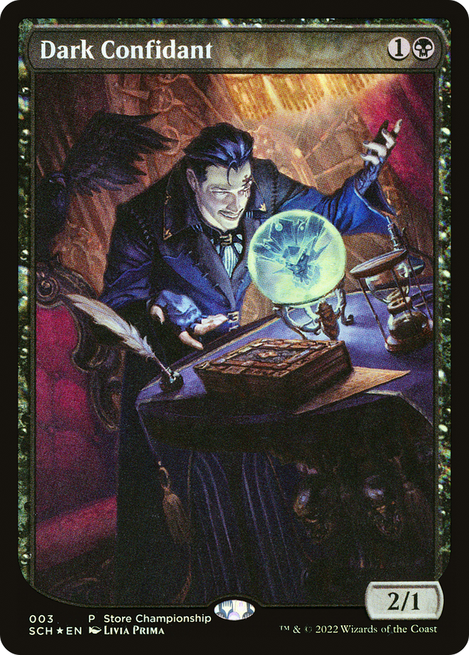 Dark Confidant (Extended Art) [Store Championships 2022]