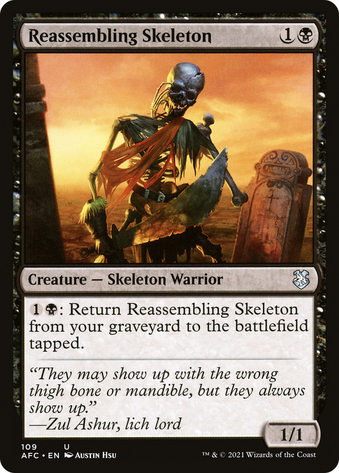 Reassembling Skeleton [Dungeons & Dragons: Adventures in the Forgotten Realms Commander]
