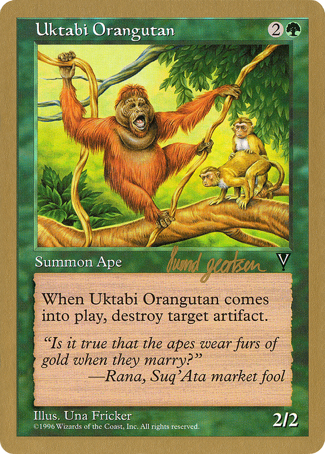 Uktabi Orangutan (Svend Geertsen) [World Championship Decks 1997]