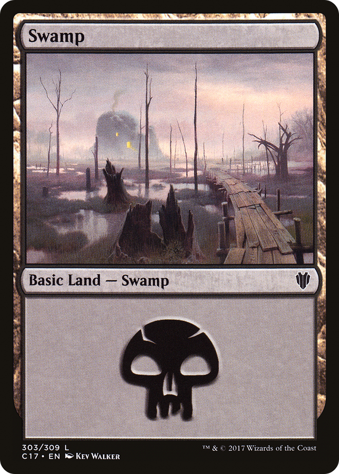 Swamp (303) [Commander 2017]