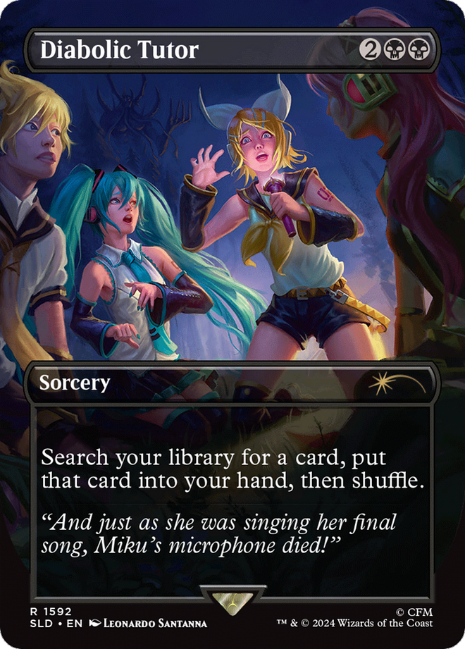 Diabolic Tutor (1592) (Japanese) [Secret Lair Drop Series]