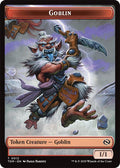 Dog // Goblin Double - Sided Token [Tarkir: Dragonstorm Commander Tokens] - Anime Alley