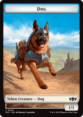 Dog // Goblin Double - Sided Token [Tarkir: Dragonstorm Commander Tokens] - Anime Alley