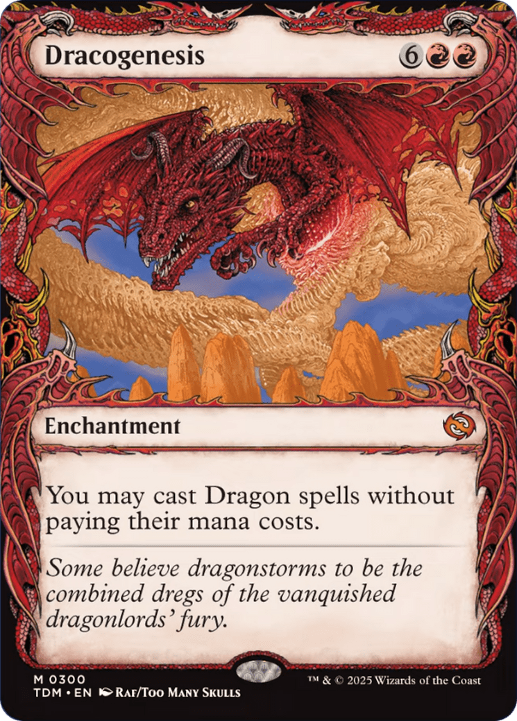 Dracogenesis (0300) (Showcase) [Tarkir: Dragonstorm] - Anime Alley
