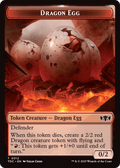 Dragon Egg // Dragon (0013) Double - Sided Token [Tarkir: Dragonstorm Commander Tokens] - Anime Alley