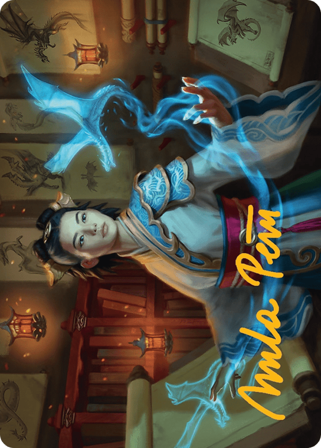 Dragonologist Art Card (6/54) [Tarkir: Dragonstorm Art Series] - Anime Alley