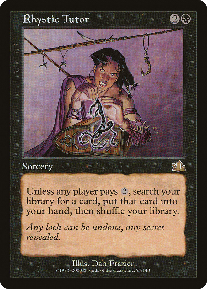 Rhystic Tutor [Prophecy]