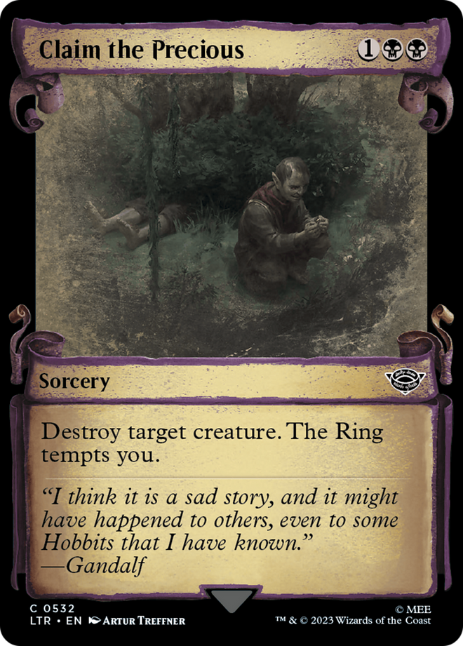 Claim the Precious [The Lord of the Rings: Tales of Middle-Earth Showcase Scrolls]