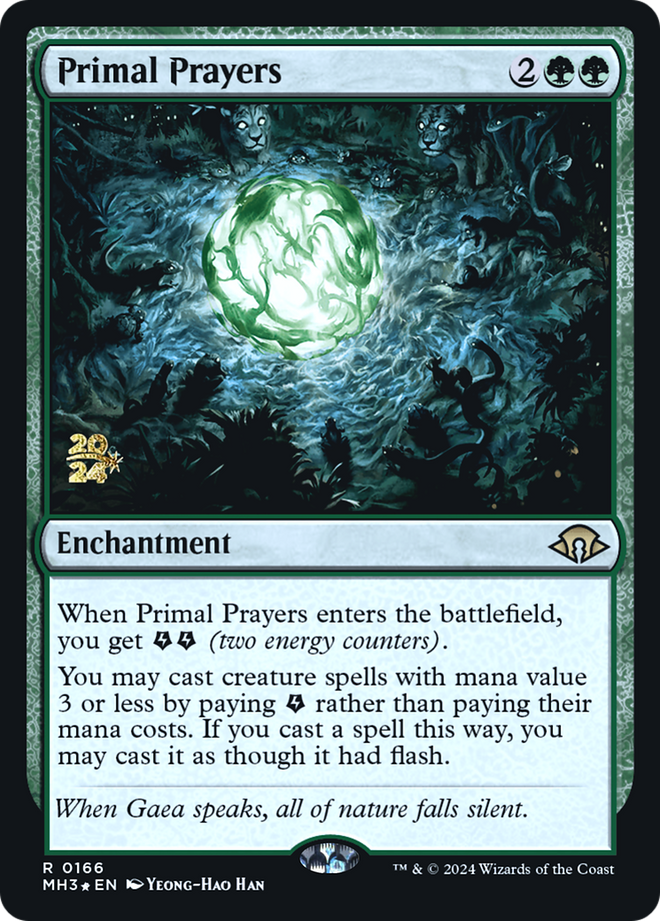 Primal Prayers [Modern Horizons 3 Prerelease Promos]