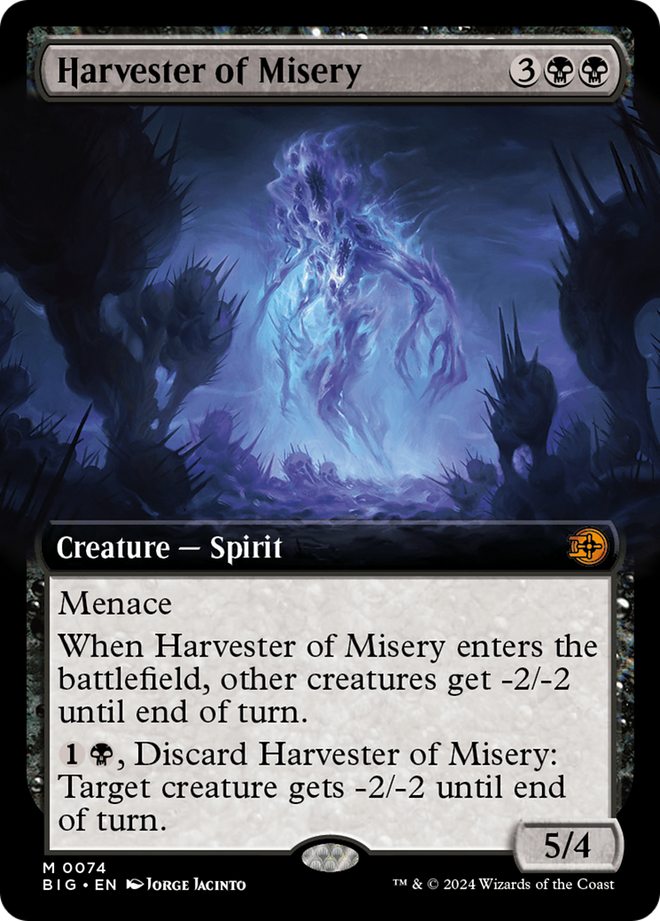 Harvester of Misery (Extended Art) [Outlaws of Thunder Junction: The Big Score]