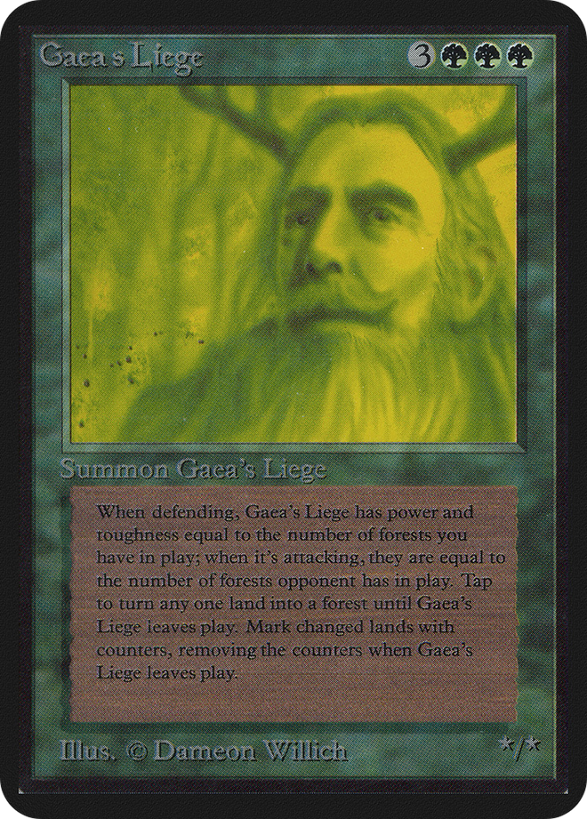 Gaea's Liege [Alpha Edition]