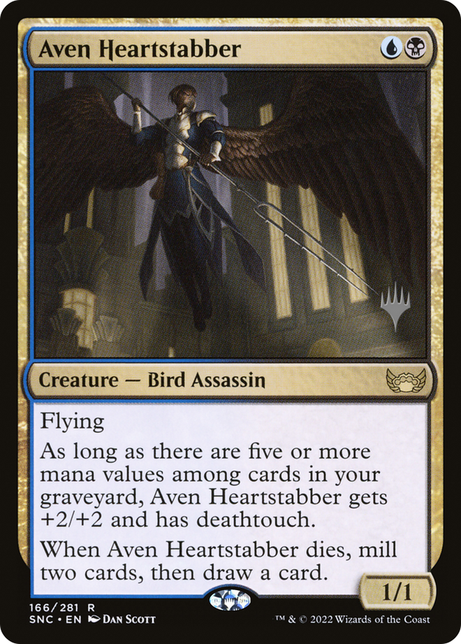 Aven Heartstabber (Promo Pack) [Streets of New Capenna Promos]