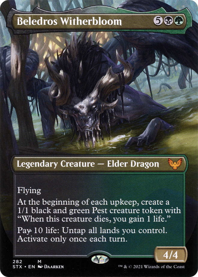 Beledros Witherbloom (Borderless Alternate Art) [Strixhaven: School of Mages]