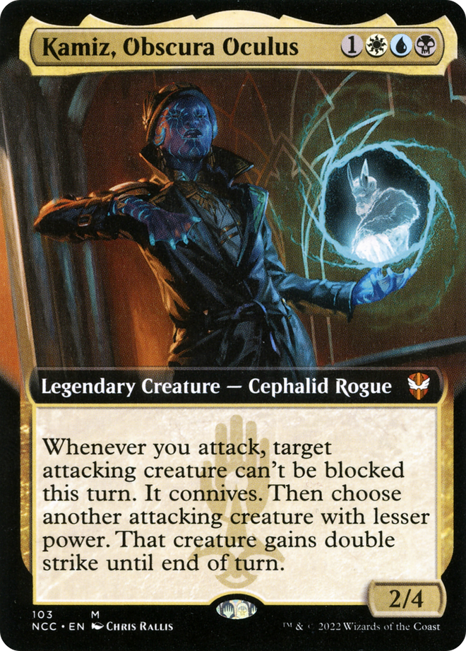 Kamiz, Obscura Oculus (Extended Art) [Streets of New Capenna Commander]
