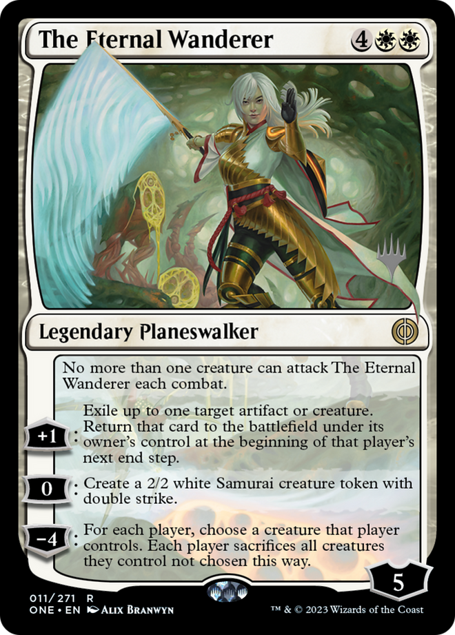 The Eternal Wanderer (Promo Pack) [Phyrexia: All Will Be One Promos]