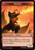 Ally (0006) // Soldier (0002) Double-Sided Token (TLA-6 // 2) - Avatar: The Last Airbender