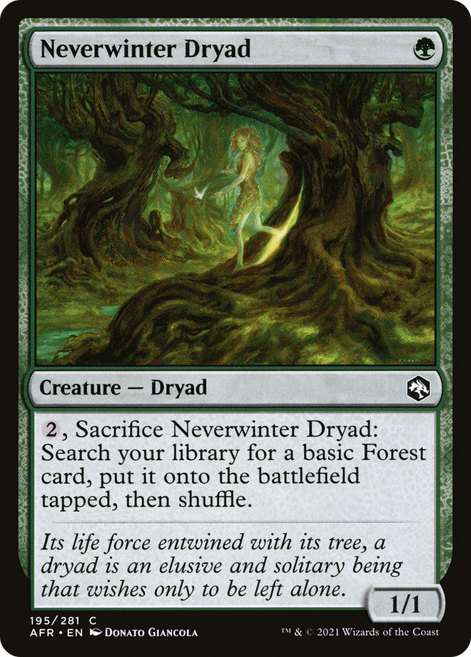 Neverwinter Dryad [Dungeons & Dragons: Adventures in the Forgotten Realms]