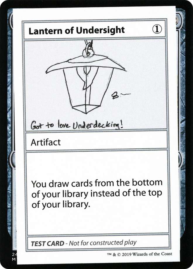Lantern of Undersight (2021 Edition) [Mystery Booster Playtest Cards]