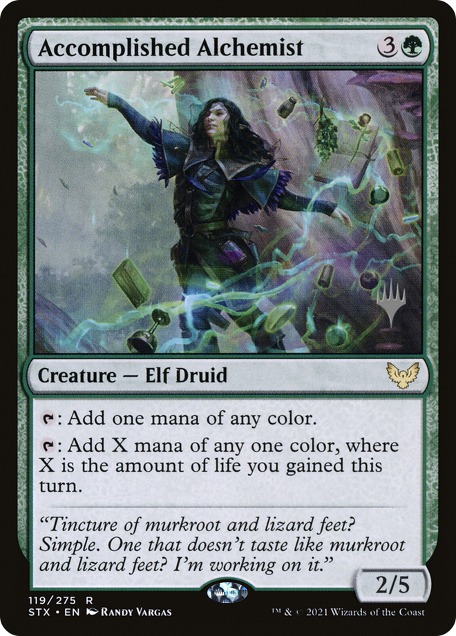 Accomplished Alchemist (PPSTX-119P) - Strixhaven: School of Mages Promos