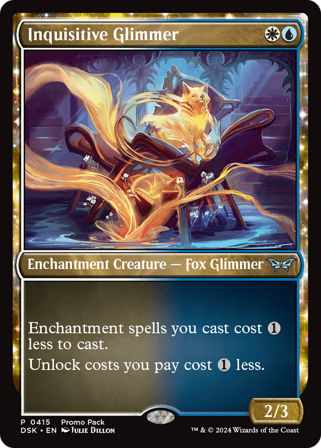 Inquisitive Glimmer (Promo Pack) [Duskmourn: House of Horror Promos]