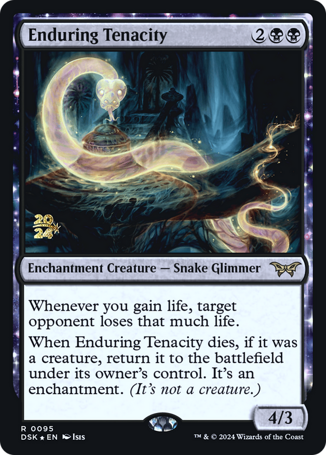 Enduring Tenacity [Duskmourn: House of Horror Prerelease Promos]