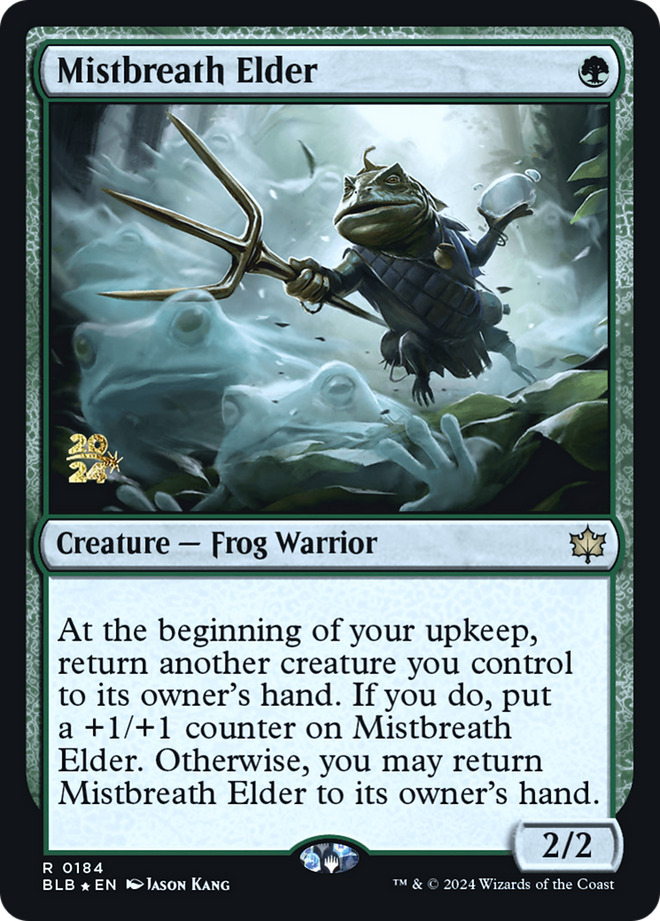 Mistbreath Elder [Bloomburrow Prerelease Promos]