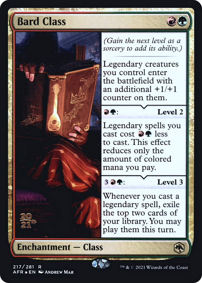 Bard Class [Dungeons & Dragons: Adventures in the Forgotten Realms Prerelease Promos]