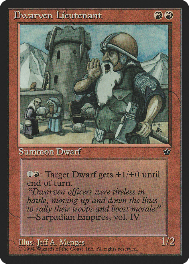 Dwarven Lieutenant [Fallen Empires]
