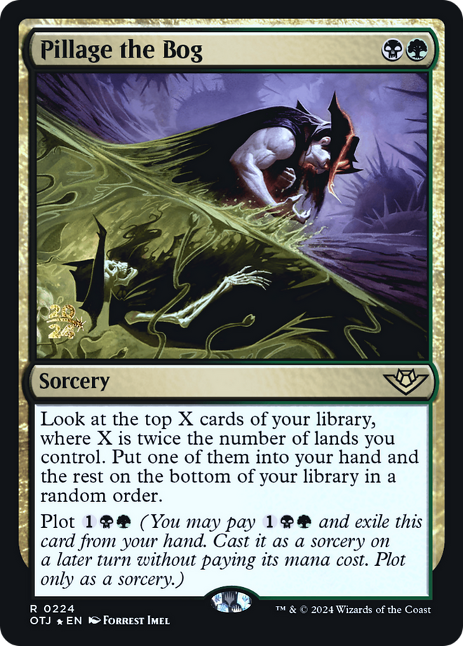 Pillage the Bog [Outlaws of Thunder Junction Prerelease Promos]