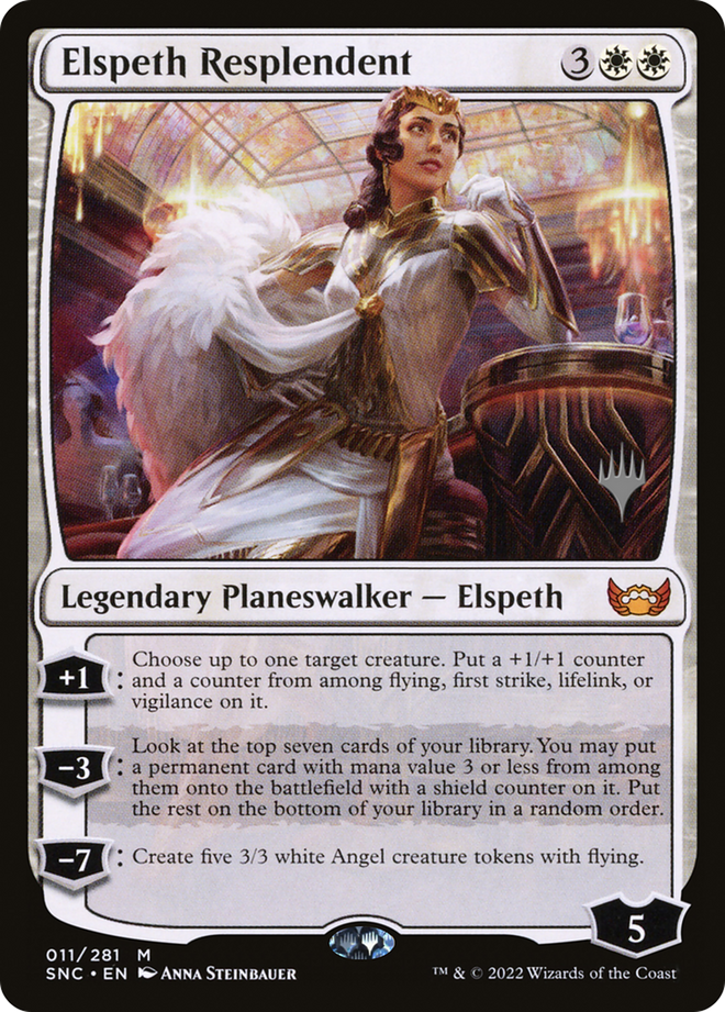 Elspeth Resplendent (Promo Pack) [Streets of New Capenna Promos]