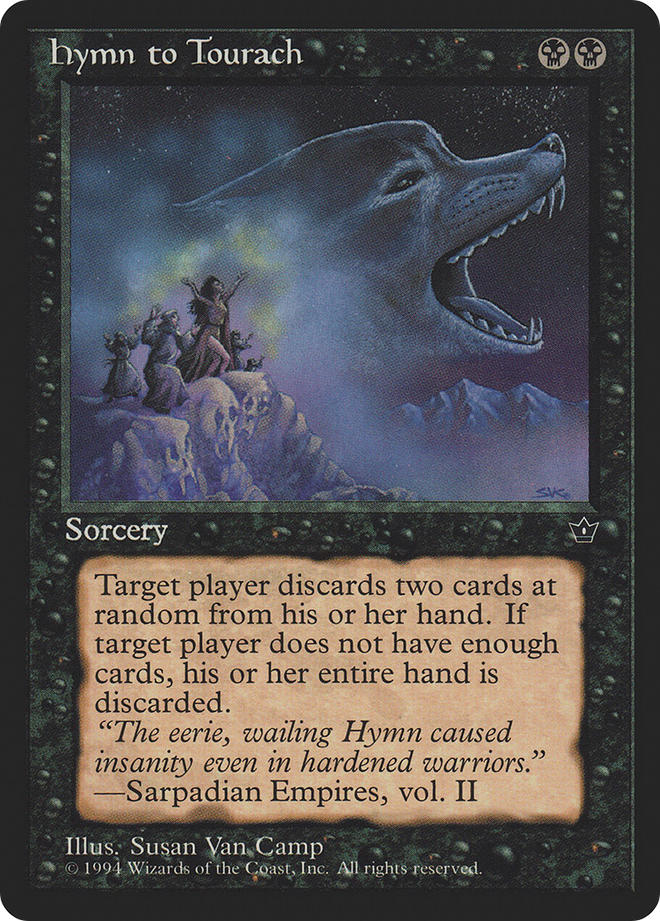 Hymn to Tourach (Susan Van Camp) [Fallen Empires]