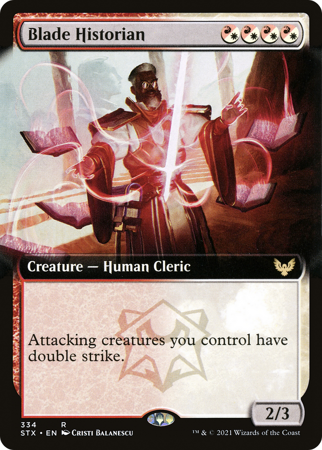 Blade Historian (Extended Art) [Strixhaven: School of Mages]