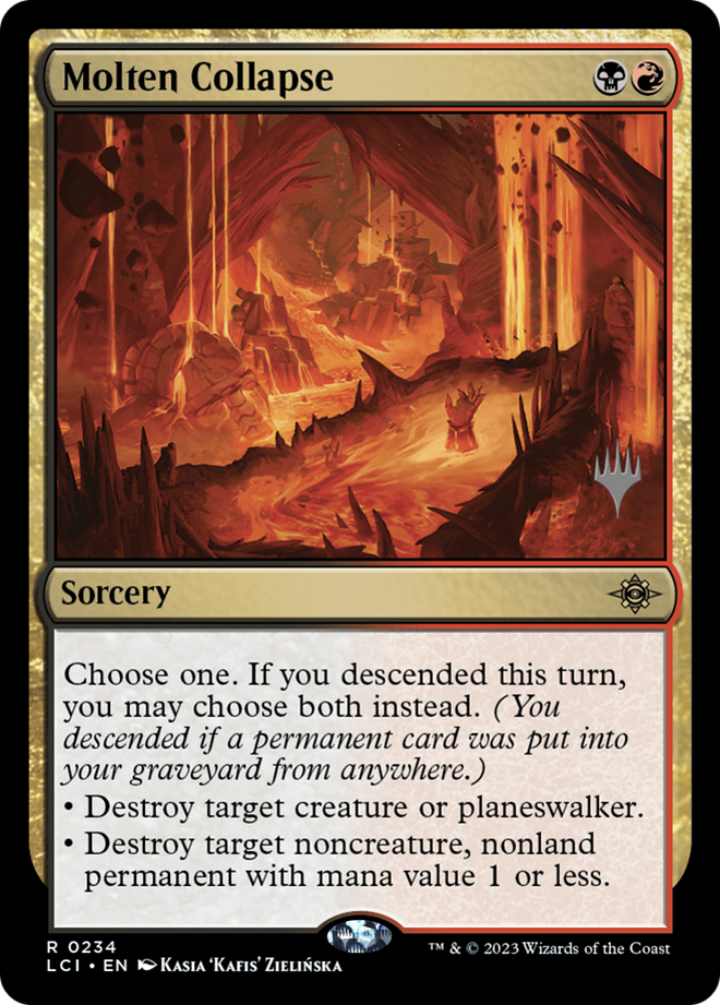 Molten Collapse (Promo Pack) [The Lost Caverns of Ixalan Promos]