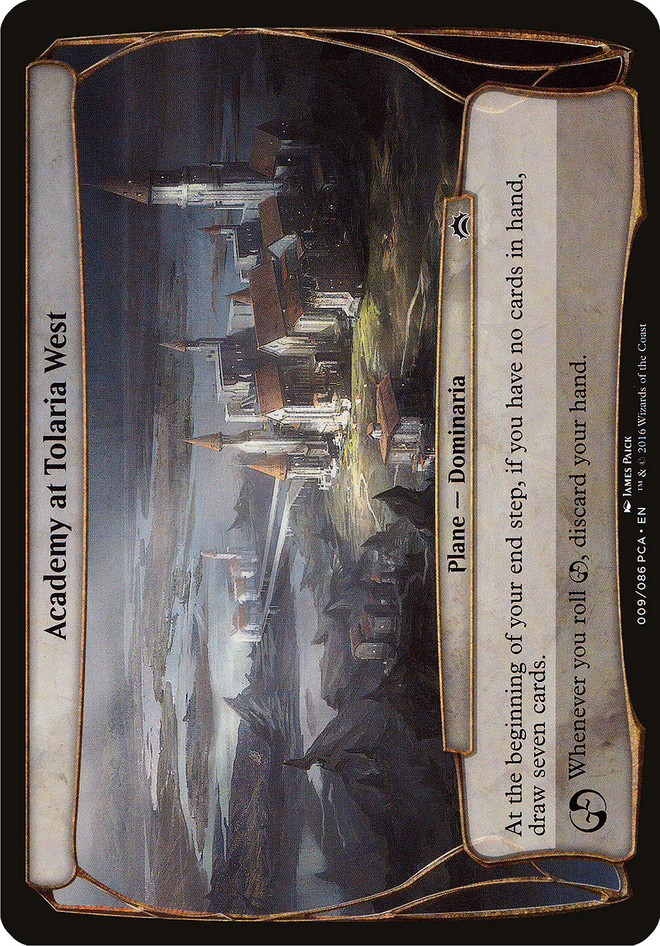 Academy at Tolaria West (Planechase Anthology) (OVER-009) - Planechase Anthology Planes