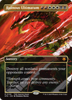 Ruinous Ultimatum (Borderless) [Tarkir: Dragonstorm Special Guests] - Near Mint Foil