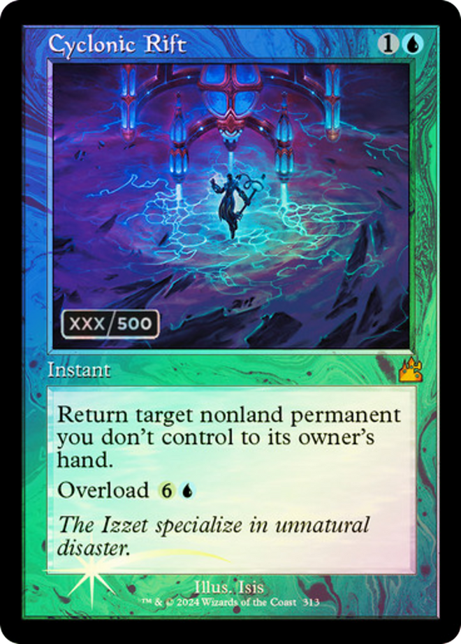 Cyclonic Rift (Retro) (Serialized) [Ravnica Remastered]
