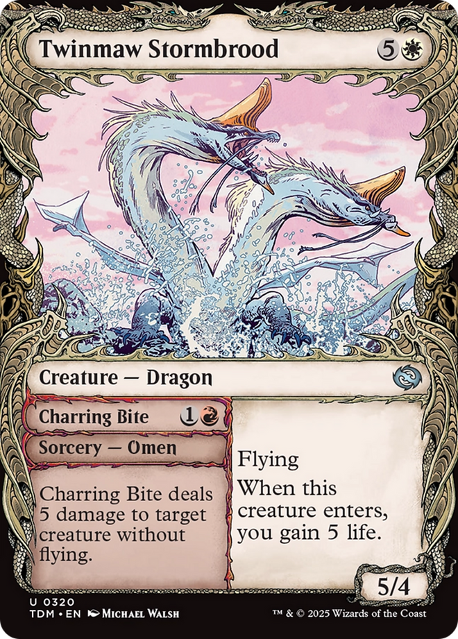 Twinmaw Stormbrood (Showcase) [Tarkir: Dragonstorm]