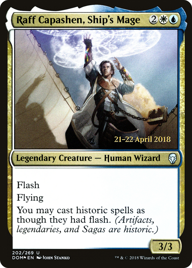Raff Capashen, Ship's Mage [Dominaria Prerelease Promos]