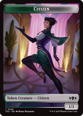Eldrazi // Citizen Double - Sided Token [Tarkir: Dragonstorm Commander Tokens] - Anime Alley