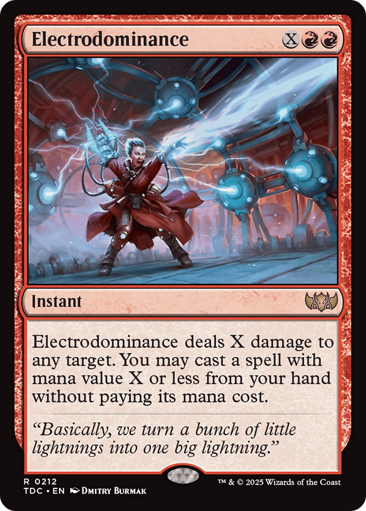 Electrodominance [Tarkir: Dragonstorm Commander] - Anime Alley