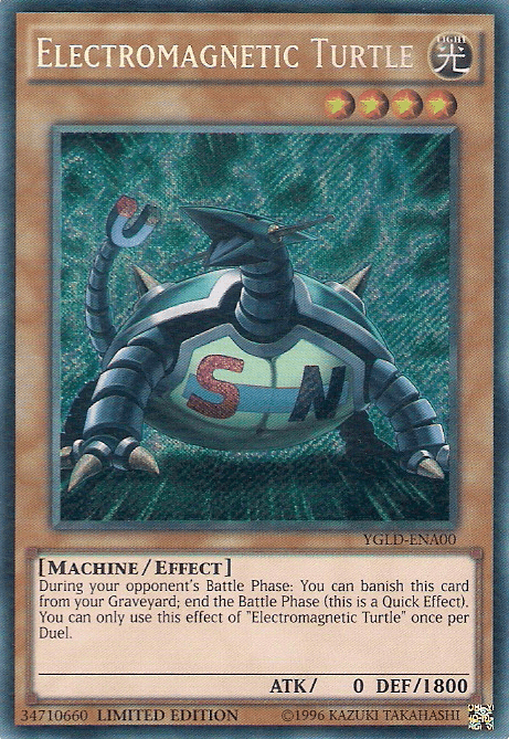 Electromagnetic Turtle [YGLD - ENA00] Secret Rare - Anime Alley