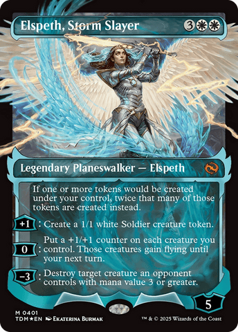 Elspeth, Storm Slayer (Showcase) [Tarkir: Dragonstorm] - Anime Alley