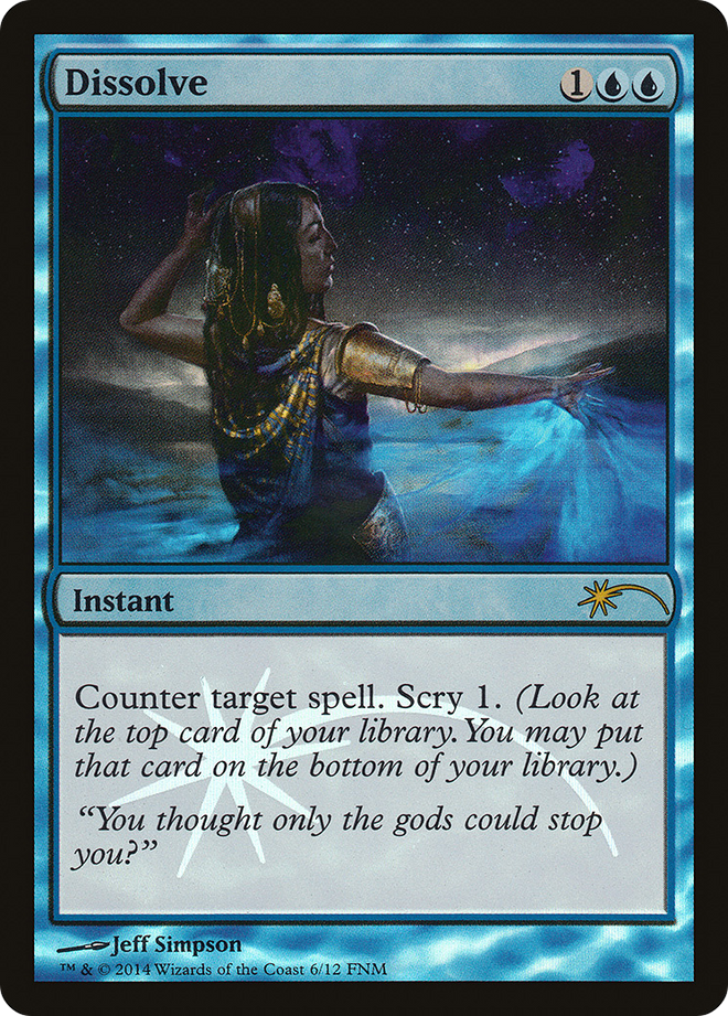 Dissolve [Friday Night Magic 2014]
