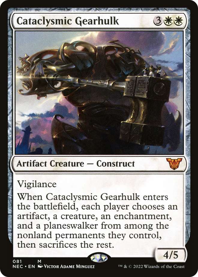 Cataclysmic Gearhulk [Kamigawa: Neon Dynasty Commander]
