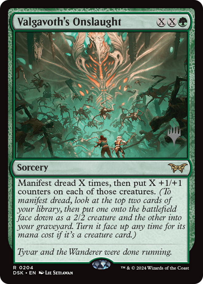 Valgavoth's Onslaught (Promo Pack) [Duskmourn: House of Horror Promos]