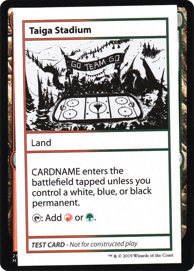 Taiga Stadium (2021 Edition) [Mystery Booster Playtest Cards]