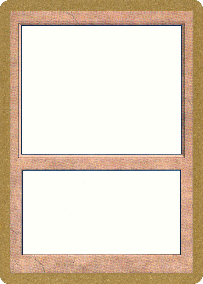 Blank Card (WCD-00A) - World Championship Decks 1999