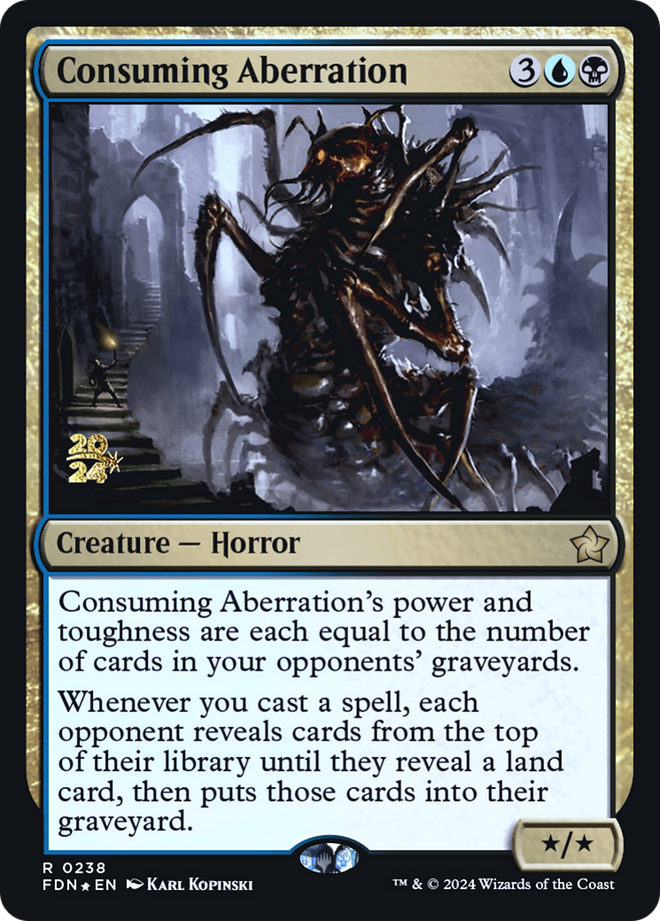 Consuming Aberration [Foundations Prerelease Promos]