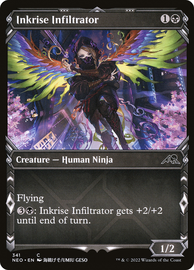 Inkrise Infiltrator (Showcase Ninja) [Kamigawa: Neon Dynasty]